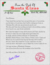 Load image into Gallery viewer, Personalized Letter From Santa - Christmas Gift for Children