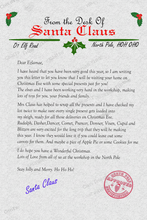 Load image into Gallery viewer, Personalized Letter From Santa - Christmas Gift for Children