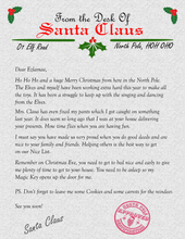 Load image into Gallery viewer, Personalized Letter From Santa - Christmas Gift for Children