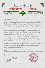 Load image into Gallery viewer, Personalized Letter From Santa - Christmas Gift for Children
