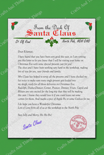 Load image into Gallery viewer, Personalized Letter From Santa - Christmas Gift for Children