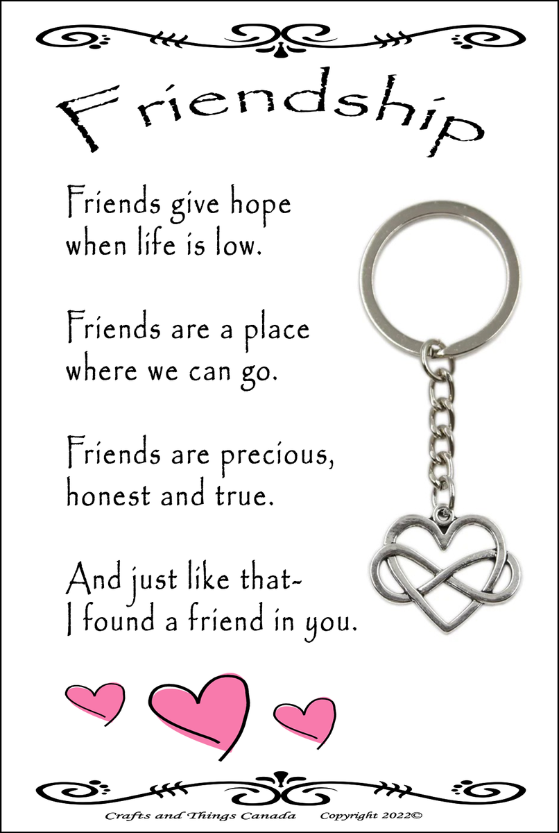 Friendship 2025 day keychain