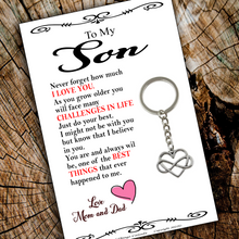 Load image into Gallery viewer, To My Son Key Ring