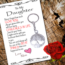 Load image into Gallery viewer, Tree of Life Daughter Key Ring
