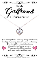 Load image into Gallery viewer, Stunning Wife,Girlfriend,Love,Best Friend and Bestie  Necklace Gift
