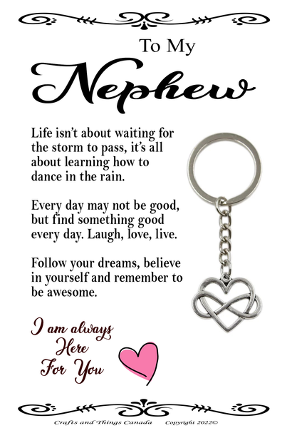 To My Nephew Key Ring