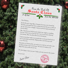 Load image into Gallery viewer, Personalized Letter From Santa - Christmas Gift for Children
