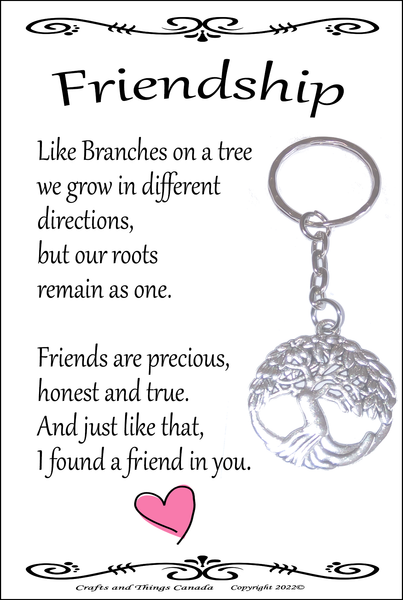 Friendship Tree Of Life Inspirational Gift