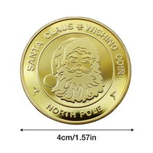 Load image into Gallery viewer, Santa Claus Golden Wish Coin
