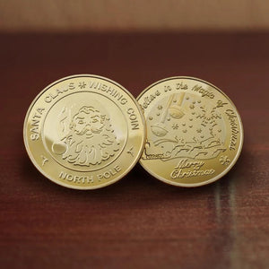 Santa Claus Golden Wish Coin