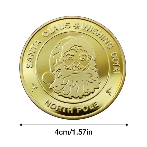 Santa Claus Golden Wish Coin