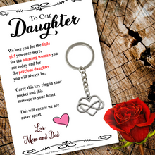 Load image into Gallery viewer, Endless Love Daughter Key Ring
