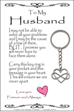 Load image into Gallery viewer, To My Soulmate, Wife, Husband, Love, Girlfriend Key Ring
