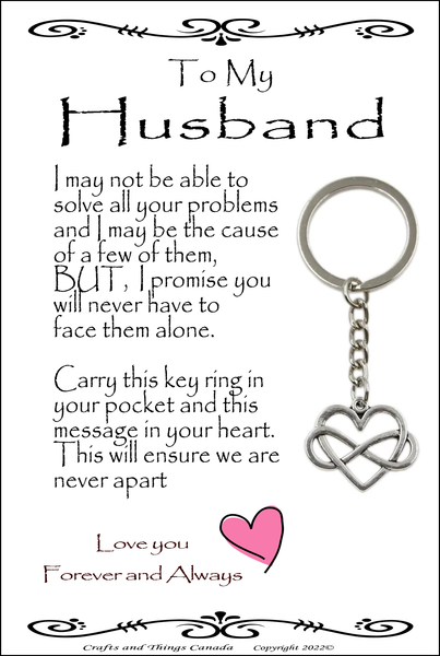 To My Soulmate, Wife, Husband, Love, Girlfriend Key Ring