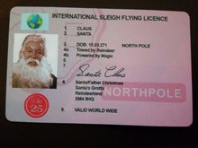 Load image into Gallery viewer, Santa Claus Lost Sleigh Flying Licence
