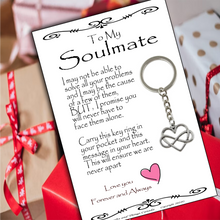 Load image into Gallery viewer, To My Soulmate, Wife, Husband, Love, Girlfriend Key Ring
